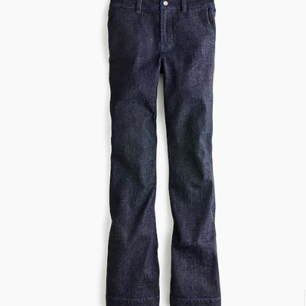 J. Crew wide-leg trouser jean in classic rinse